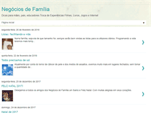 Tablet Screenshot of negociosdefamilia.com.br
